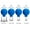 4PCS-Blue, variant on Rubber Head Glass Vacuum Cupping Chinese Therapy Set Hijab Jars AntiCellulite Suction Cups Massage Body Health Massager For Face