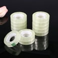 thumbnail image 3 of 12pcs Clear Transparent Tape Sealing Sticky Tape Rolls Invisible Office Packing Supplies School Stationery, 3 of 5