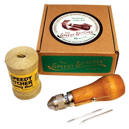 Speedy Stitcher Sewing Awl Kit for Leather Upholstery and Vinyl Repair