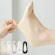 thumbnail image 4 of Granjero Gordo 10 pares de calcetines sin costuras: calcetines con forro invisible antideslizante, calcetines cortos invisibles suaves y elásticos, blancos, 4 of 5