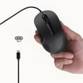 thumbnail image 7 of Opvise Type-C Wired Mouse Plug Play 1000DPI Low Latency USB-C Compatible Mice PC Laptop Accessories Computer Office Supplies, 7 of 7