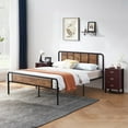 thumbnail image 2 of VECELO 3-Piece Bedroom Sets Metal Bed Frame and 2 Nightstands, 2 of 7