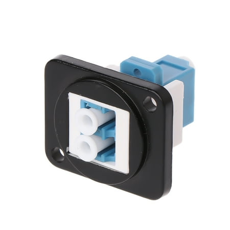 

Chassis Panel Mounting Socket Holder RJ45 D-Type LC Optical Fiber Straight Connector Extension Module Socket Modular