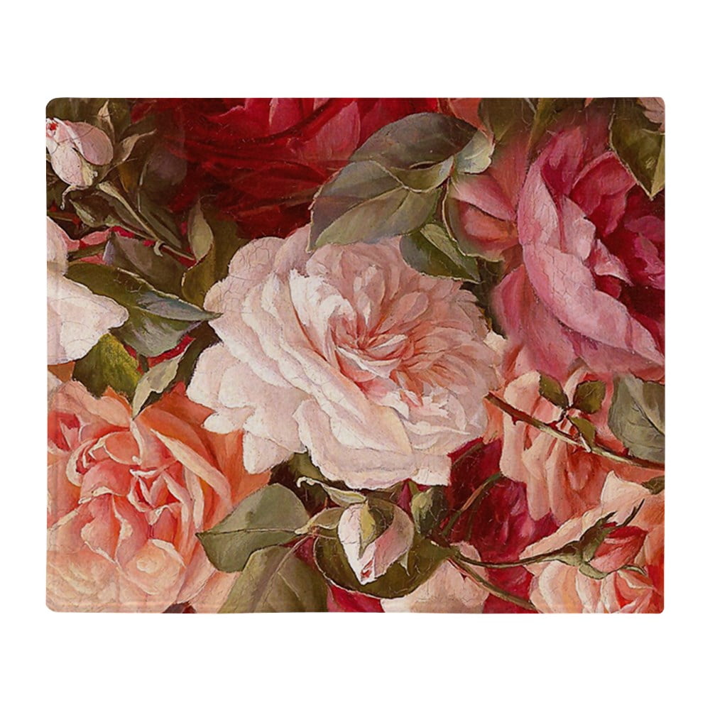 CafePress Floral Pink Roses Throw Blanket Soft Fleece Throw Blanket