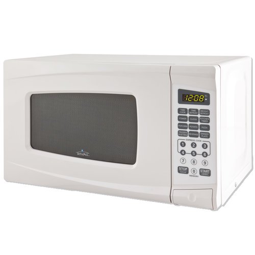 Rival 0.7 Cu. Ft. White Microwave Oven