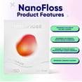 thumbnail image 3 of Floss threader, suitable for teeth, vegan floss line, 1000 polyester fibers, nano hydroxyapatite wax, for enamel care, child-friendly, cinnamon flavor, 42 meters, 3 of 4