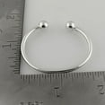 thumbnail image 3 of Sterling Silver Baby or Toddler Bangle Cuff Bracelet, 3 of 3