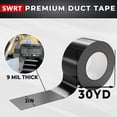 thumbnail image 2 of Cinta Adhesiva SWRT 9 Mil Paquete de 24 Negra Resistente de 48 mm x 27,4 m, 2 of 7