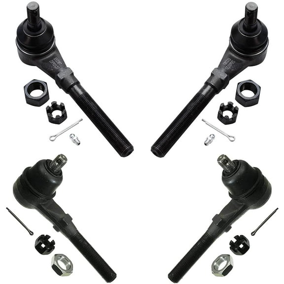 Detroit Axle - 4x4 Inner Outer Tie Rod Ends Replacement for Ford Expedition F-150 F-250 Lincoln Navigator Fits select: 1997-2003 FORD F150, 2000-2002 FORD EXPEDITION XLT