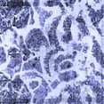 thumbnail image 1 of Ahgly Company Indoor Square Abstract Blue Modern Area Rugs, 7' Square, 1 of 4