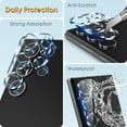 thumbnail image 7 of [2+2 Pack]WeLife for Samsung Galaxy S24 Ultra Screen Protector, Privacy Tempered Glass Screen Protector with Camera Lens Protector [Easy Installation] [9H Hardness] [99.99% HD Clear], 7 of 7