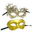 thumbnail image 2 of Máscaras de Disfraces Salvador para Mardi Gras oro vestuario de vestuario, 2 of 9