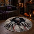 thumbnail image 5 of Halloween Theme 3D Visual Optical Floor Mat, BurstâOut Cracked Stone Design Non- Washable Illusion Round Rugs,for Home,Party,Trick or Treat Entry Decor, 5 of 6