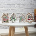 thumbnail image 4 of ZPAQI Wooden Christmas Ornament Hanging Tags Xmas Hanging Bell/Gift Bag/Star/Tree, 4 of 15
