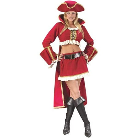 Adult Sexy Captain Blackheart Pirate Costume