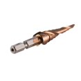 thumbnail image 4 of 1pc Hex Shank 3-14 mm HSS CO M35 Stainless Steel Metal Step Drill Bit Spiral Groove Cutter Drilling Hole Saw Tool, 4 of 4