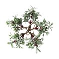 thumbnail image 3 of Artificial Mistletoe under $5! kkbbma Artificial Hanging Mistletoe,Christmas Glitter Mistletoe Picks for Home Party Decor,Festive Holiday Ornament for Couples,Xmas Tree Hanging Decoration, 3 of 4