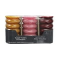 thumbnail image 2 of Better Homes & Gardens Unscented Pillar Candles, 3-Pack, 3x5 Inches, Orange, Pink, Red, 2 of 7