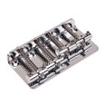 thumbnail image 3 of HonHaione Chrome Vintage Style Bridge For Fender Jazz Bass Guitar 4-String with 4 Scr, 3 of 8