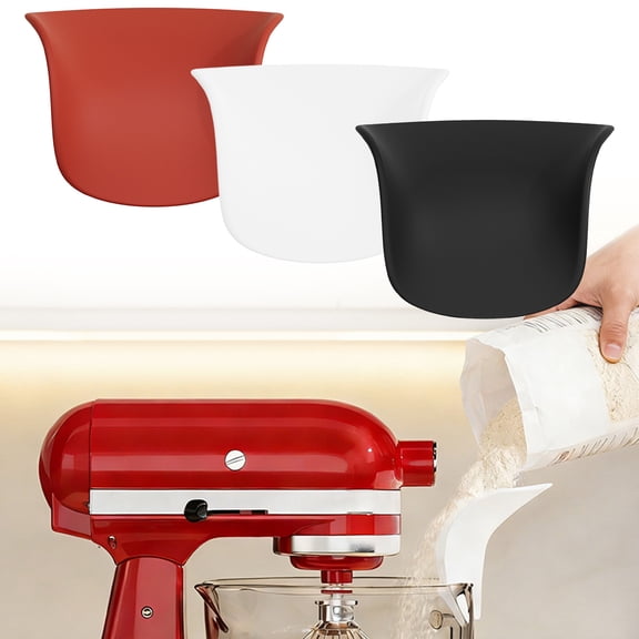 Cosmug Baking Tool Flour Funnel Under $15 for Baking, Kitchen, Mixing, Stand Mixer Accessory