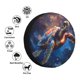 thumbnail image 4 of Fotbe Night Sky Turtle Funda de Llanta de Repuesto con Estampado, Engrosada, Ajuste Universal para Jeep, Remolque, RV, SUV, Camión-14 inch, 4 of 6