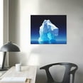 thumbnail image 3 of Nawypu  Antarctic Underwater Glacier Iceberg Poster Canvas Picture Printing Wall Art Decoration Posters Aesthetic Living Room Bedroom Home Background Wall Decor, 3 of 4