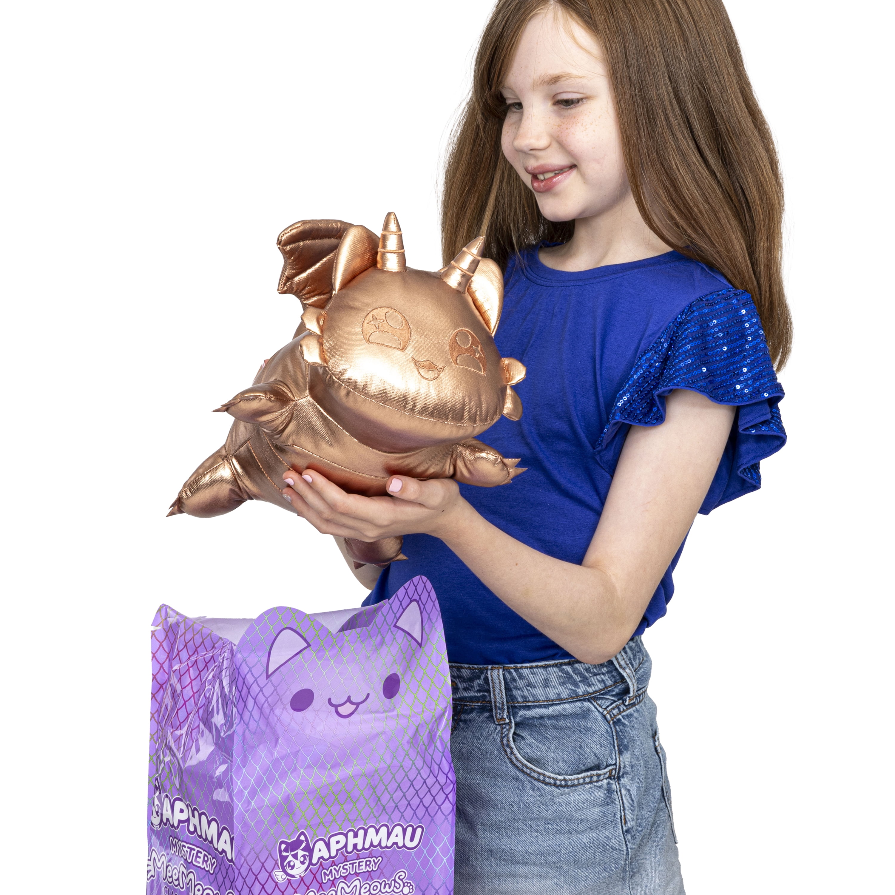 Aphmau MeeMeows 11” Classic Mystery Plush Toy, Dragon, YouTube Gaming Channel, Plush Mystery Box, Blind Box, 1 of 8 Possible Dragon MeeMeows, Official Merch