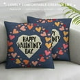 thumbnail image 3 of ONETECH  Valentine Pillow Covers Designed with Love,Valentine's Day Decorations for Home, 3 of 5