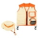 thumbnail image 5 of de disfraz de explorador para , accesorios de carnaval, disfraces naranja Zulema  Disfraz de explorador infantil, 5 of 8