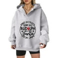 thumbnail image 6 of Dance Like Like Rudolph Santa Love Jesu Christmas Hoodies for Women Christian Pullover Sweatshirt, 6 of 8