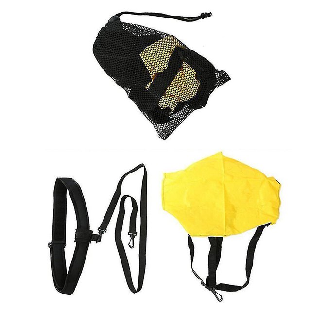 Entraîneur de Natation avec Puisard et Bande de Résistance Résistance Parachute Résistance à la Traction Z42703