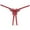 010_Red, variant on Jxximdong Sexy Lingerie for Women Embroidered Butterfly Massage Thong Low Waist Crotchless Underwear Women's Intimates Green