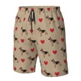 thumbnail image 5 of Naloa German Shepherd Dog Men's Beach Shorts, Surfing shorts, Swim trunks, Quick Dry Swim Trunks for Surfing Beach Fun - Large, 5 of 9