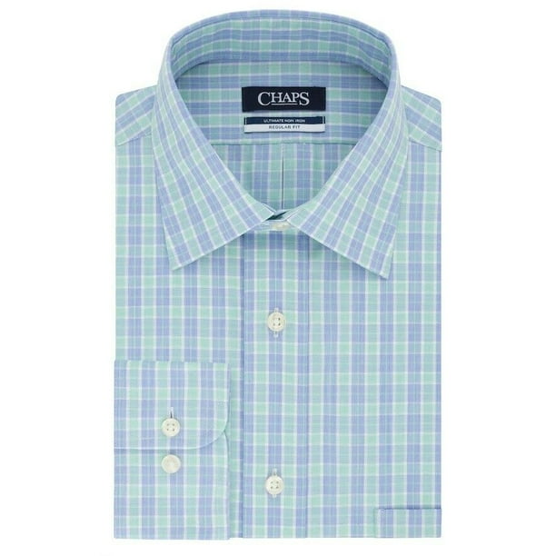 Chaps Mens Classic Fit Wrinkle Free Shirt Size 15 1 2 32 33 White Dress Shirts Foretadrenaline Com