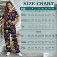 thumbnail image 7 of Yspwyqan Halloween Pumpkin Scrubs for Women Set, 2 Piece V-Neck Short Sleeve Scrub Top & Straight Leg Pants, Stretchy Breathable Workwear with 6 Pockets for Medical Nurse, Size S, 7 of 7