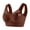 Coffee, variant on Bras for Older Women No Underwire Lace Push Up Wireless Bra Seamless Bras Full Coverage Bralettes Lift Everyday Bras with Wide Shoulder Strap Light Green Xl