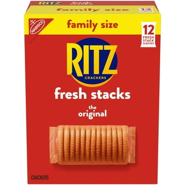 (3 Pack) Nabisco Ritz Fresh Stacks Crackers, Original, 17.8 Oz, 12 Ct