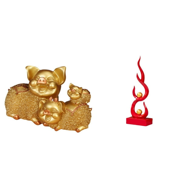 Figura moderna de resina con forma de animal y llama, ideal para decorar estanterías, escritorios, centros de mesa, oficinas, patios y como regalo.