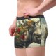 thumbnail image 2 of Fotbe Floral Rhino With Birds Calzoncillos Tipo Boxer con Bolsa de Soporte Total para Hombre, X-Temp Fresco, Transpirable y de Secado Rápido-XX-Large, 2 of 5