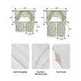 thumbnail image 5 of Baroque Sage Green Swag Kitchen Curtains Sets for Windows 24 Inch Length, Vintage Damask Classic Floral Short Window Curtain Panels Swags Valances and Tiers 3 Piece Set for Cafe/Dining Room, 5 of 5