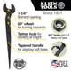 thumbnail image 2 of Llave tipo Spud Klein Tools 3212TT con apertura de 1-1/4 pulgadas, fabricada en EE. UU., 2 of 9