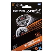 Beyblade X Rudder Phoenix 4-70LF UX Starter pack Set with Attack Type Top & Launcher, Multicolor, Ages 8+