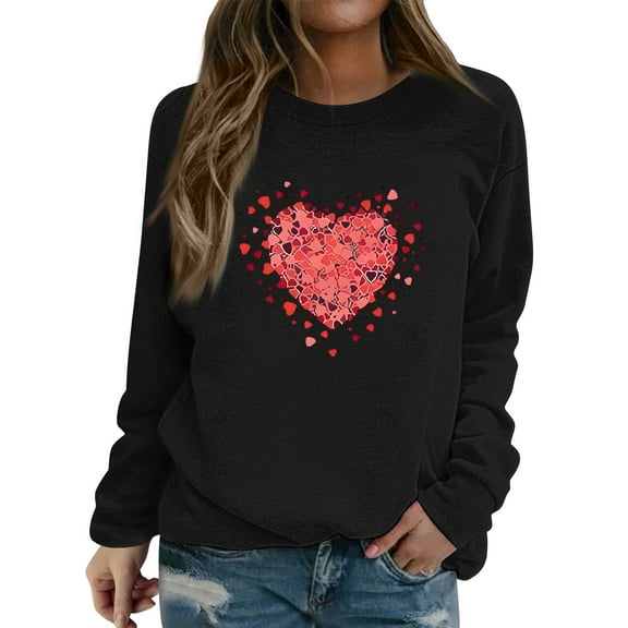 WCJM Matching Couples Hoodies Sweatshirt with Heart Sleeves Funny Graphic Pullover Gifts for Him and Her His and Hers Valentine's Day Sweatshirt Set Gifts for Valentine's Day