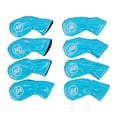 thumbnail image 2 of LOVIVER 8Pcs Golf Iron Club Head Covers Embroidery Golfer Gift with Degree Protector Light Blue, 2 of 8