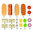 thumbnail image 3 of Subway,juego Juguete Arma Tu Propio Sandwich 12 Pieza+dinero, 3 of 3