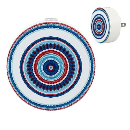 

YZUOUZY Bedside Lamps Bedroom Lamp Bedside Lamps Set of 2 Ethnic Paintings Totems Circles