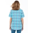 thumbnail image 2 of Woman Within Plus Size Seersucker Baseball Shirt, 2 of 5