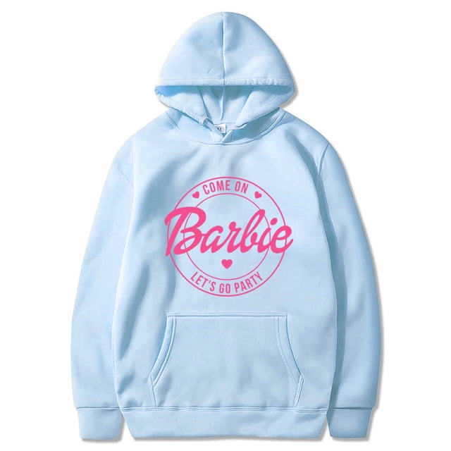 Barbie Let S Go Printed Pattern Ebay Plus Fleece Sweatshirt Hoodie