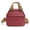 Red, variant on Small Canvas Crossbody Bags for Women Practical Hobo Tote Top-handle Handbag Multi Compartment Casual Going Out Satchel