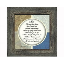 Picture Framed Gift for your Sister, Your Special Friend, 6x6 75509